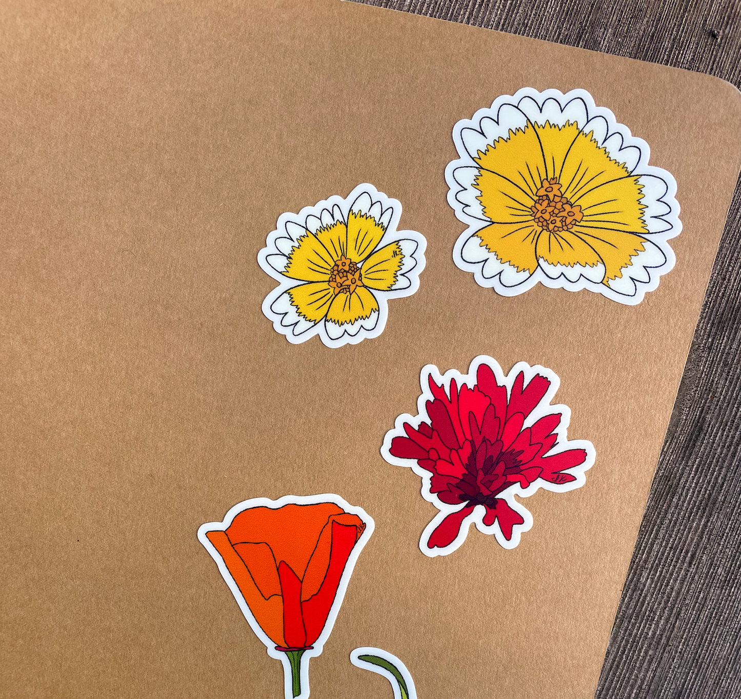 Native Flowers Sticker Sheet