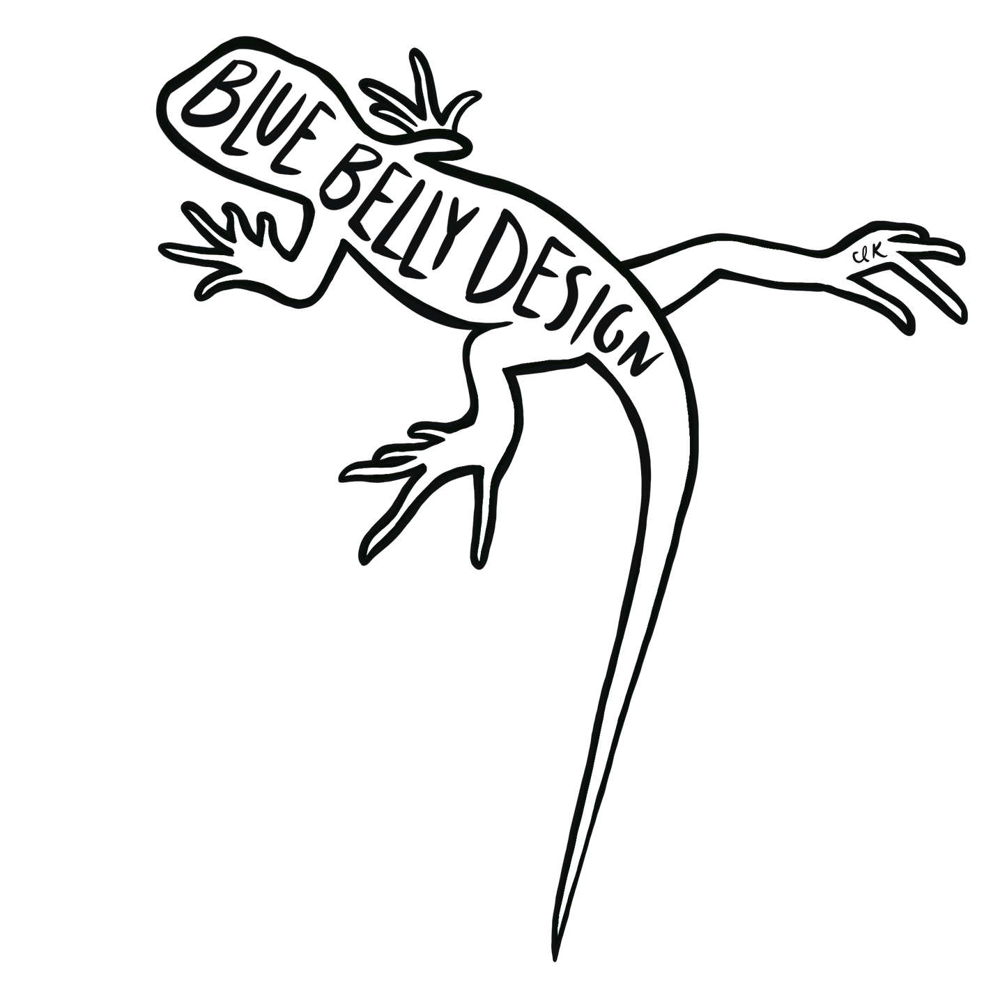 Blue Belly Design Logo